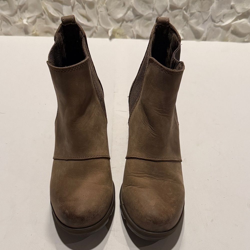 Sorel Tan Ankle wedge Booties